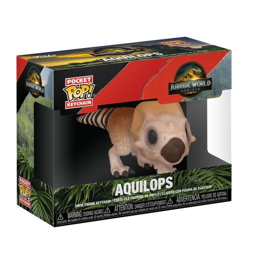 JURASSIC WORLD REBIRTH - Kieszonkowy brelok do kluczy - Aquilops