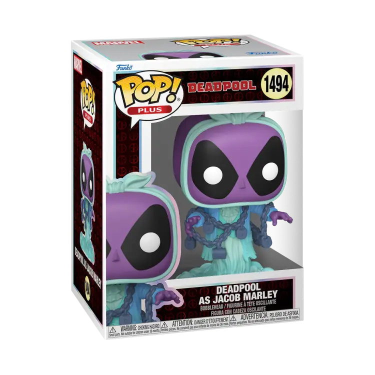DEADPOOL - POP Plus N° 1494 - Deadpool jako Jacob Marley