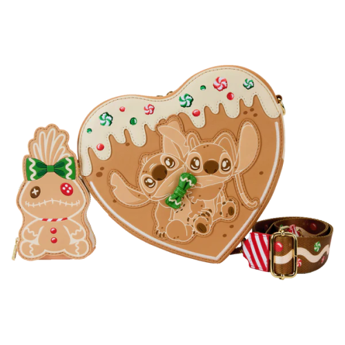 LILO & STITCH - Angel & Stitch Gingerbread - Torba crossbody Loungefly