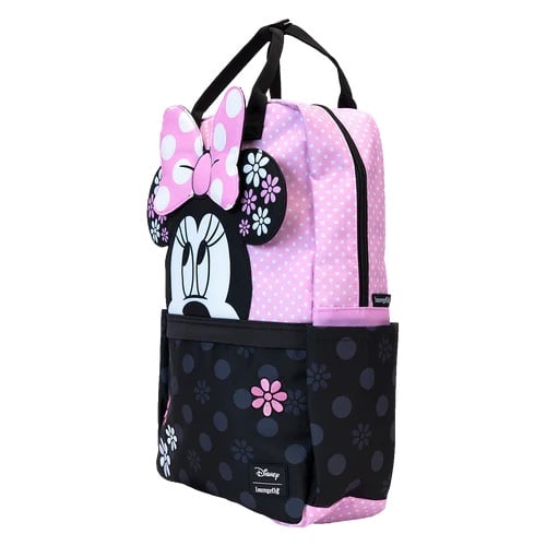 DISNEY - Minnie "Floral Rock the Dots" - Nylonowy plecak LoungeFly