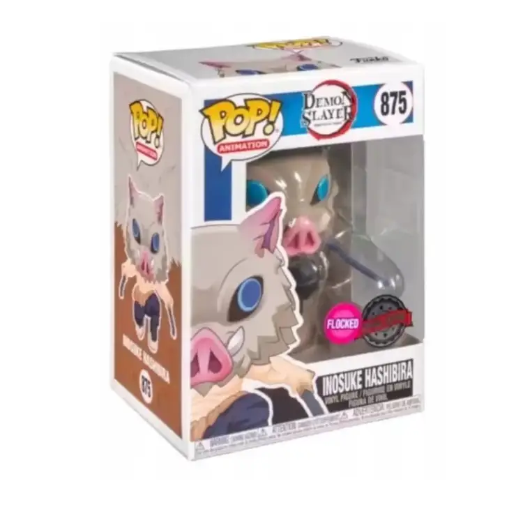 Funko POP! Demon Slayer: Kimetsu no Yaiba - Inosuke Hashibira Masked (Flocked)