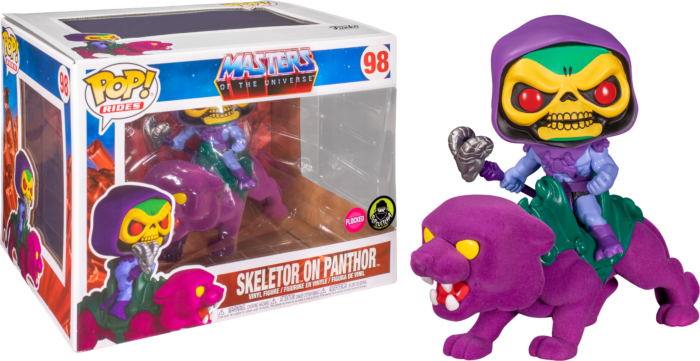 Funko POP! Skeletor on Panthor (Flocked) - Masters of the Universe -  #98