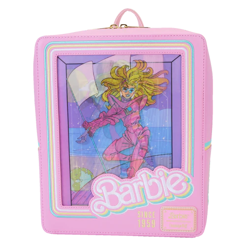 BARBIE - Pudełko dla lalek - Potrójny mini plecak soczewkowy LoungeFly