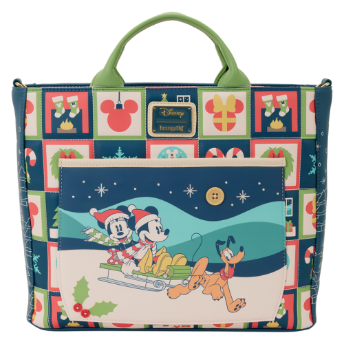 DISNEY - Mickey & Minnie "Holiday" - Torba na ramię LoungeFly