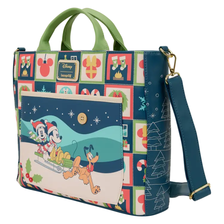 DISNEY - Mickey & Minnie "Holiday" - Torba na ramię LoungeFly