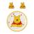 WINNIE THE POOH - Pudełko upominkowe - kolczyki + taca na drobiazgi