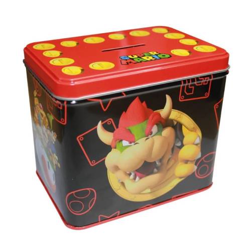 NINTENDO - BOWSER - Ławka metalowa 12 x 9 x 11 cm + kubek