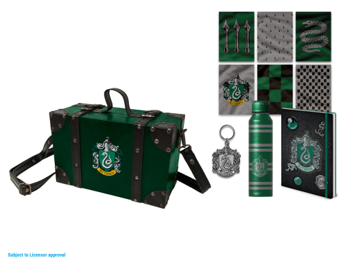 HARRY POTTER - Kolorowy herb Slytherinu - zestaw upominkowy premium