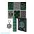 HARRY POTTER - Kolorowy herb Slytherinu - zestaw upominkowy premium