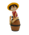 ONE PIECE - Luffy na beczce - podświetlana figurka - 11 cali