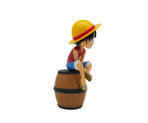 ONE PIECE - Luffy na beczce - podświetlana figurka - 11 cali
