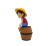 ONE PIECE - Luffy na beczce - podświetlana figurka - 11 cali