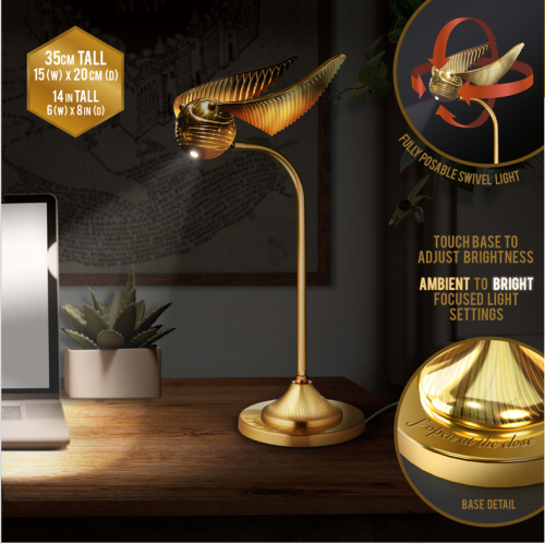 HARRY POTTER - Złoty Czarodziej - Lampka biurkowa 36 cm