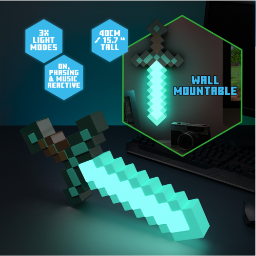 MINECRAFT - Diamentowy miecz - lekki 40 cm