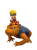 NARUTO & GAMAKISHI - Podświetlana figurka - 8 cali