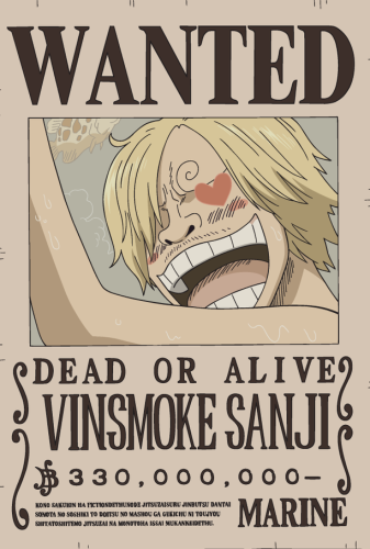 ONE PIECE - Sanji - Lampa ścienna Led - 30 cm