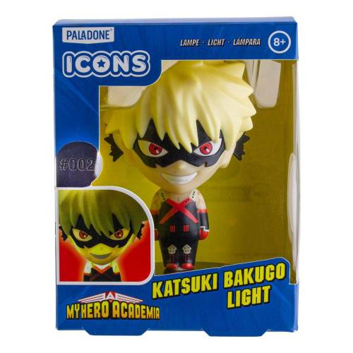 MY HERO ACADEMIA - Katsuki Bakugo - Lampa z ikoną 3D