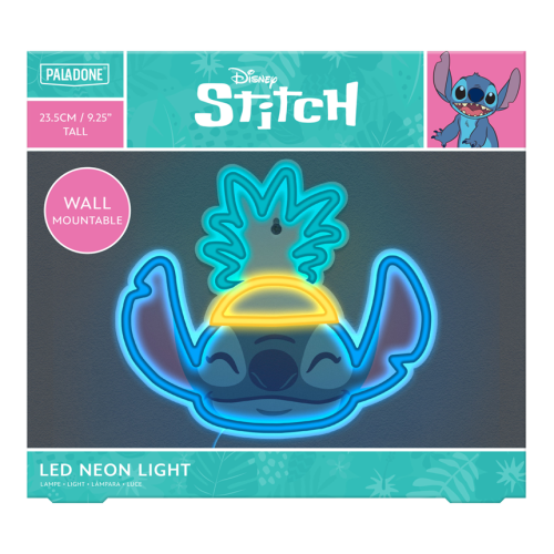 STITCH - Pineapple - Neonowa lampa LED do montażu na ścianie