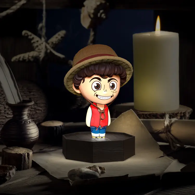 ONE PIECE NETFLIX - Luffy - Icon Lamp 4,3 cala