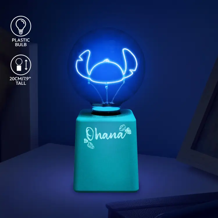 STITCH - Ohana - Lampa neonowa LED 20cm