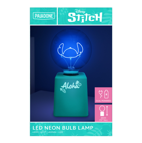 STITCH - Ohana - Lampa neonowa LED 20cm