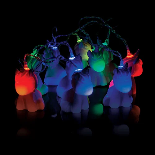 UNICORN - Jednorożec Zmiana koloru Światła sznurkowe 10 Led