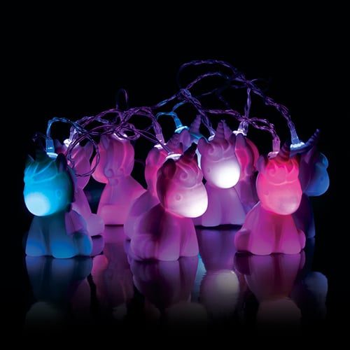 UNICORN - Jednorożec Zmiana koloru Światła sznurkowe 10 Led