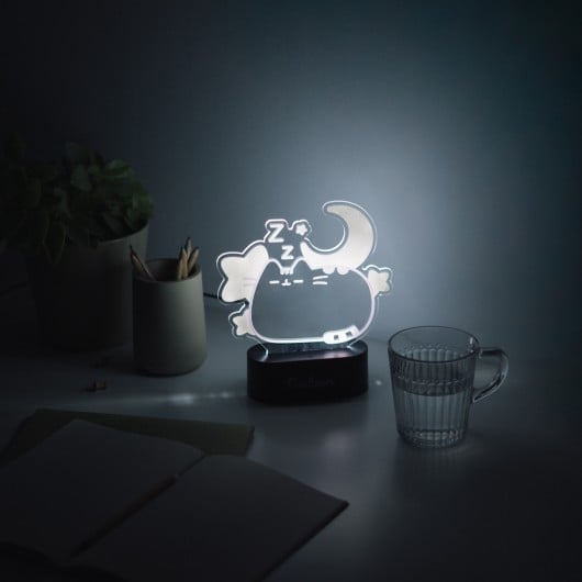 PUSHEEN - Sleep - Neonowa lampa dekoracyjna - 17cm