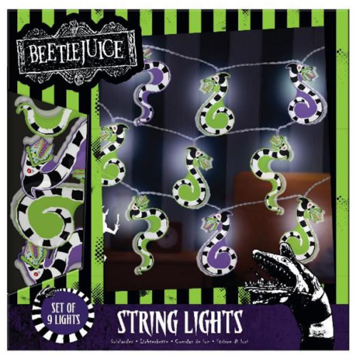 BEETLJUICE - Piaskowe robaki - Lampka sznurkowa 130 cm