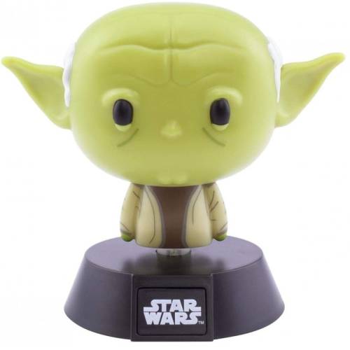 STAR WARS - Yoda - Lampa świetlna z ikoną 3D