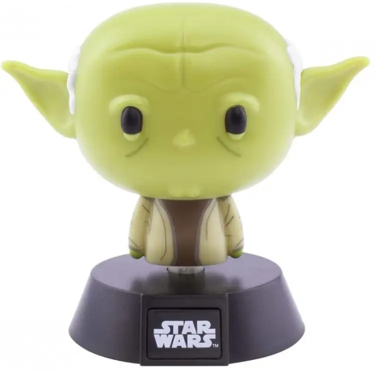 STAR WARS - Yoda - Lampa świetlna z ikoną 3D
