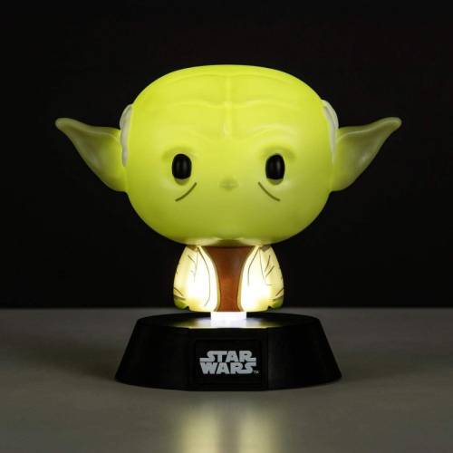 STAR WARS - Yoda - Lampa świetlna z ikoną 3D