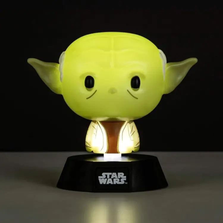 STAR WARS - Yoda - Lampa świetlna z ikoną 3D