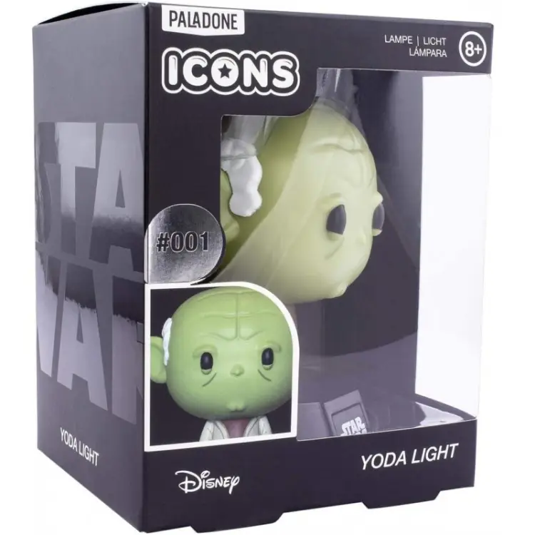 STAR WARS - Yoda - Lampa świetlna z ikoną 3D
