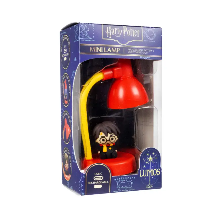HARRY POTTER - ładowalna mini lampa biurkowa - 15 cm