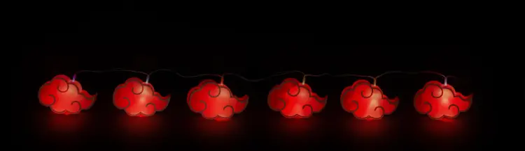 NARUTO - Akatsuki - Wróżkowa lampka LED - 2 M