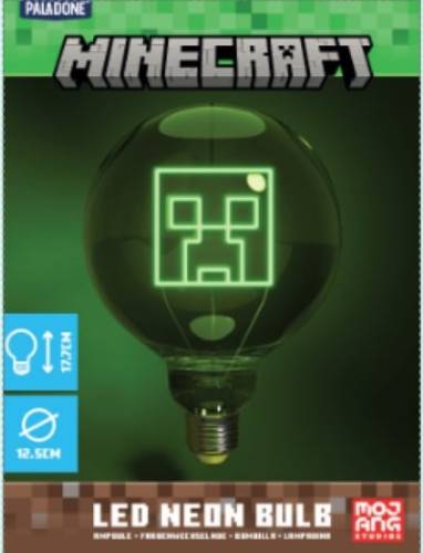 MINECRAFT - Creeper - Żarówka neonowa LED