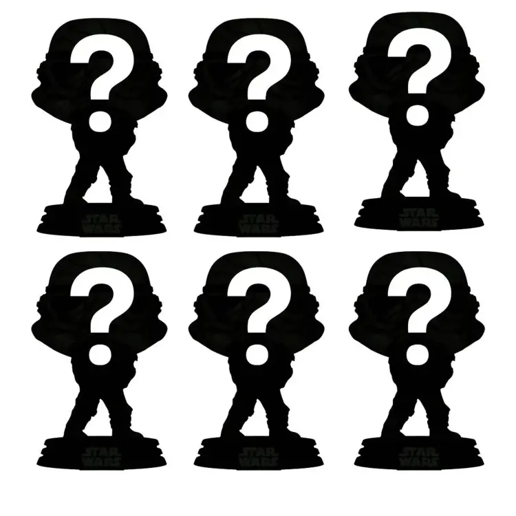 6x STAR WARS Mystery Funko pop! -  NIESPODZIANKA Losowa figurka Funko POP!