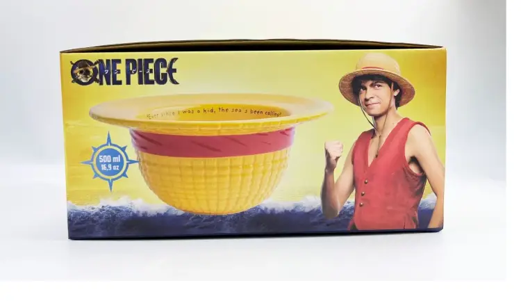 ONE PIECE NETFLIX - Luffy Hat - 3D Bowl 17oz