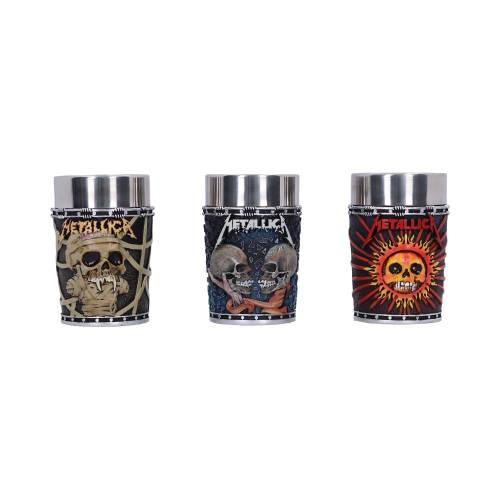 METALLICA - Pushead Art - Zestaw 3 kieliszków o średnicy 8,5 cm