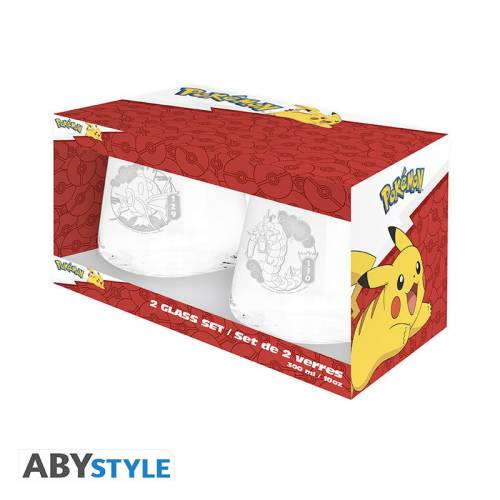 POKEMON - Magikarp & Gyarados - Zestaw 2 szklanek 300ml