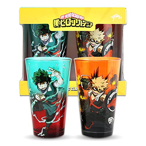 MY HERO ACADEMIA - Izuku & Bakugo - Zestaw 2 szklanek o pojemności 450 ml