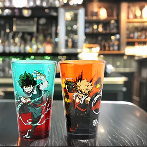 MY HERO ACADEMIA - Izuku & Bakugo - Zestaw 2 szklanek o pojemności 450 ml