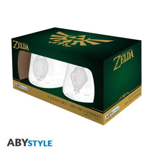 THE LEGEND OF ZELDA - Zelda & Link - Zestaw 2 szklanek 300ml