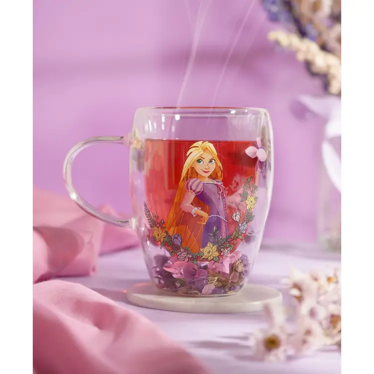 DISNEY PRINCESS - Roszpunka - Szklanka z suszonymi kwiatami 10 uncji