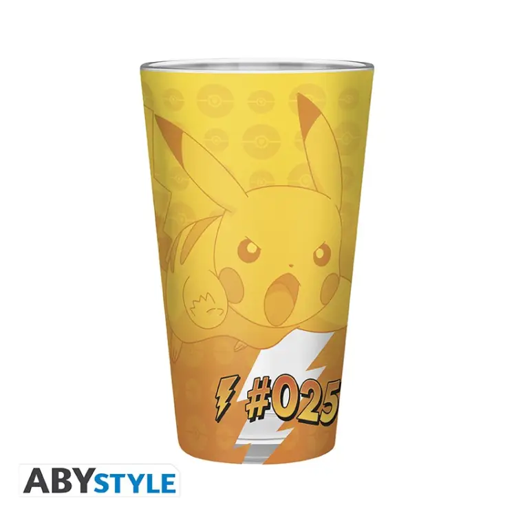 POKEMON - Pikachu "Metal Effect" - Szklanka Premium XXL 400ml