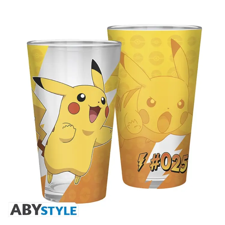 POKEMON - Pikachu "Metal Effect" - Szklanka Premium XXL 400ml