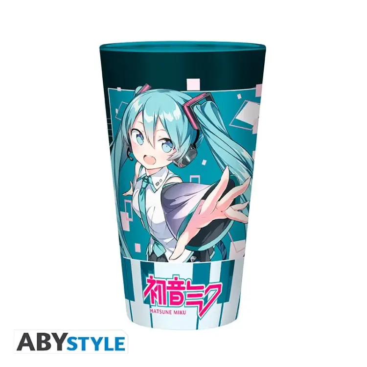 HATSUNE MIKU - Muzyczne miasto - Szklanka XXL 400ml