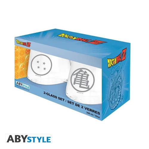 DRAGON BALL Z - Kryształowa kula - Zestaw 2 szklanek 300ml