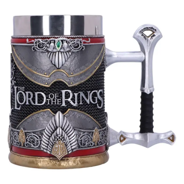 WŁADCA PIERŚCIENI - Aragorn - Żywiczny kufel 16cm